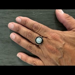 Beautiful crystal ring